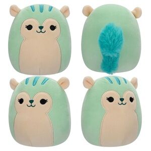 Easter Squishmallows 12 Inch Squirrel Mint Green Plush